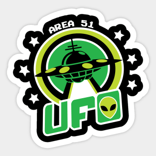 UFO Area51 Sticker